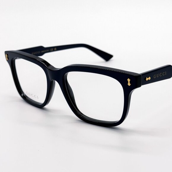 NEW GUCCI GG1265O 005 EYEGLASSES MEN BLUE EYEWEAR - Picture 3 of 9
